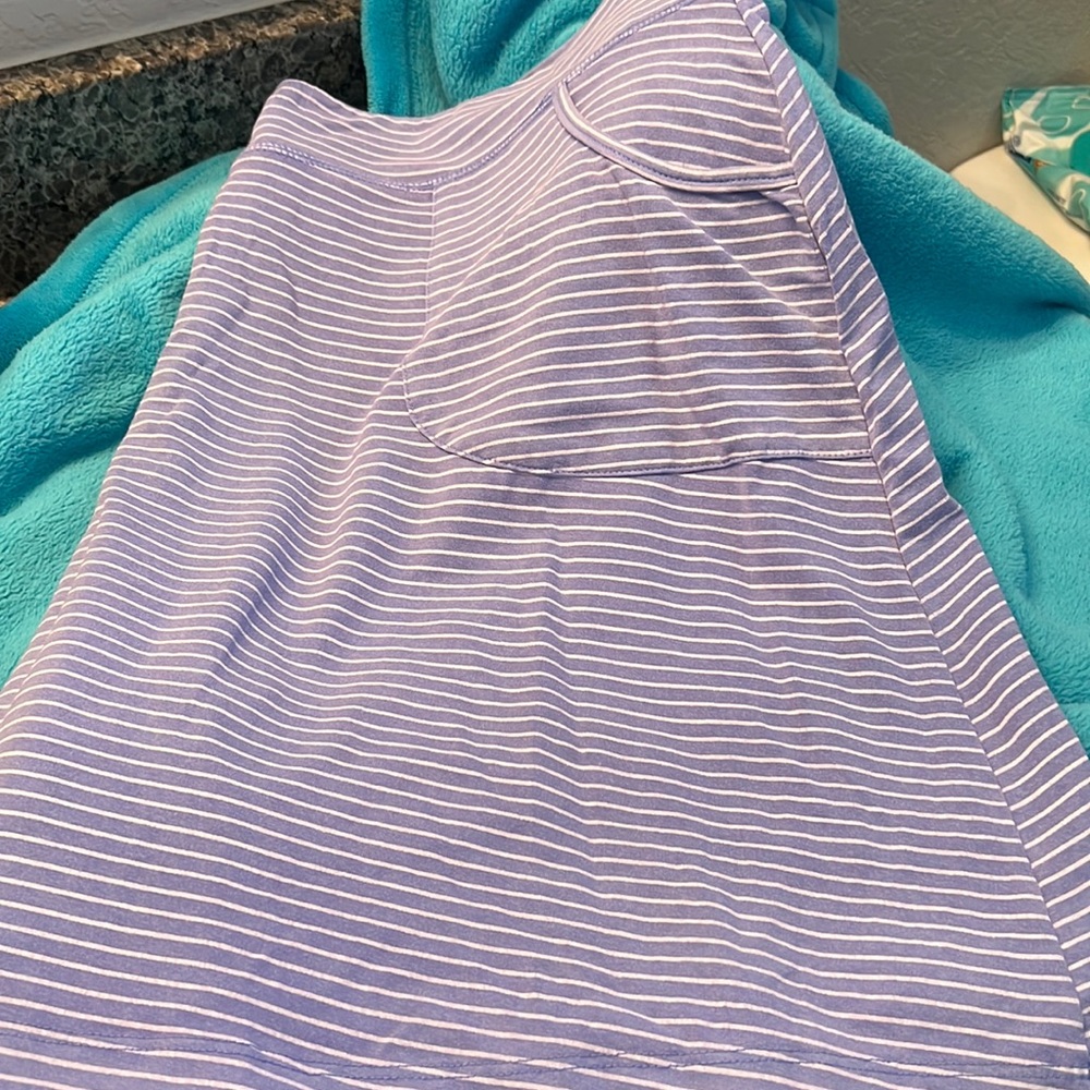Fresh produce blue and white skort